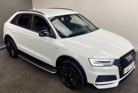 USED 2018 68 AUDI Q3 2.0 TDI BLACK EDITION 5d 148 BHP SAT NAV, SIDE STEPS,PARK WITH CAMERA ,POWER TAILGATE,BOSE SOUND HEATED SEATS AND MORE