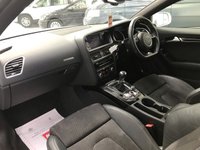 USED 2013 63 AUDI A5 2.0 TDI QUATTRO BLACK EDITION 2d 175 BHP SAT NAV-PARKING SENSOR, BTOOTH