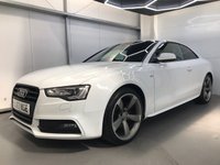 USED 2013 63 AUDI A5 2.0 TDI QUATTRO BLACK EDITION 2d 175 BHP SAT NAV-PARKING SENSOR, BTOOTH