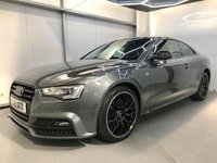 USED 2015 15 AUDI A5 2.0 TDI BLACK EDITION PLUS 2d 177 BHP DAB, BTOOTH, SENSORS, CRUISE