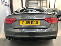 USED 2015 15 AUDI A5 2.0 TDI BLACK EDITION PLUS 2d 177 BHP DAB, BTOOTH, SENSORS, CRUISE