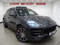 USED 2016 16 PORSCHE MACAN 3.6T TURBO (400 BHP) PDK AUTO 4WD + �&pound;16K EXTRAS + NAV + BOSE + PAN ROOF +  E/H/M LEATHERS + PASM + LEDS PDLS PLUS + SPORTS CHRONO + SPORTS EXHAUST + CRUISE + MEDIA + LANE ASSIST + R/CAMERA + F-R PARK + PRIVACY + POWER BOOT + E/TOWBAR + 21 S PANROOF+21S+PDLSP+CHRONO+CAM+LEATHER+NAV+BOSE+CRUISE