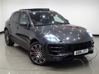 USED 2016 16 PORSCHE MACAN 3.6T TURBO (400 BHP) PDK AUTO 4WD + �&pound;16K EXTRAS + NAV + BOSE + PAN ROOF +  E/H/M LEATHERS + PASM + LEDS PDLS PLUS + SPORTS CHRONO + SPORTS EXHAUST + CRUISE + MEDIA + LANE ASSIST + R/CAMERA + F-R PARK + PRIVACY + POWER BOOT + E/TOWBAR + 21 S PANROOF+21S+PDLSP+CHRONO+CAM+LEATHER+NAV+BOSE+CRUISE