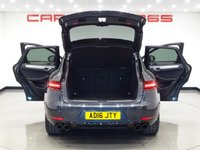 USED 2016 16 PORSCHE MACAN 3.6T TURBO (400 BHP) PDK AUTO 4WD + �&pound;16K EXTRAS + NAV + BOSE + PAN ROOF +  E/H/M LEATHERS + PASM + LEDS PDLS PLUS + SPORTS CHRONO + SPORTS EXHAUST + CRUISE + MEDIA + LANE ASSIST + R/CAMERA + F-R PARK + PRIVACY + POWER BOOT + E/TOWBAR + 21 S PANROOF+21S+PDLSP+CHRONO+CAM+LEATHER+NAV+BOSE+CRUISE