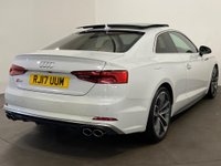 USED 2017 17 AUDI S5 3.0 S5 TFSI QUATTRO 2d 349 BHP Striking Ibis gloss white, fine red nappa leather, diamond design, alcantara door inserts, host 5* factory options giving this spectacular S5 huge road presence and extended driving enhancement