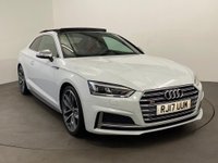 USED 2017 17 AUDI S5 3.0 S5 TFSI QUATTRO 2d 349 BHP Striking Ibis gloss white, fine red nappa leather, diamond design, alcantara door inserts, host 5* factory options giving this spectacular S5 huge road presence and extended driving enhancement
