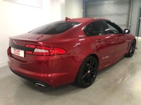 USED 2015 15 JAGUAR XF 2.2 D R-SPORT BLACK 4d 200 BHP * PARKING SENSORS * NAVIGATION *  PRIVACY * CLIMATE * LEATHER * 20 INCH ALLOYS *