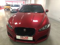 USED 2015 15 JAGUAR XF 2.2 D R-SPORT BLACK 4d 200 BHP * PARKING SENSORS * NAVIGATION *  PRIVACY * CLIMATE * LEATHER * 20 INCH ALLOYS *