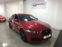 USED 2015 15 JAGUAR XF 2.2 D R-SPORT BLACK 4d 200 BHP * PARKING SENSORS * NAVIGATION *  PRIVACY * CLIMATE * LEATHER * 20 INCH ALLOYS *