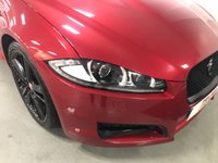 USED 2015 15 JAGUAR XF 2.2 D R-SPORT BLACK 4d 200 BHP * PARKING SENSORS * NAVIGATION *  PRIVACY * CLIMATE * LEATHER * 20 INCH ALLOYS *