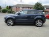USED 2015 15 LAND ROVER RANGE ROVER EVOQUE 2.2 SD4 AUTOBIOGRAPHY 5d 190 BHP Finished in LOIRE BLUE Metallic with contrasting IVORY CLIMATE LEATHER Trim. This Evoque comes from one of the most desirable brands on the market today. It is great looking, Fun to drive and a comfortable SUV has features which include, DIGITAL TV, PANORAMIC SUNROOF, DAB, 20" ALLOYS, SAT NAV, DAB, CLIMATE LEATHER MEMORY SEATS, POWER FOLDING MIRRORS, REAR VIEW CAMERA, Tinted Windows and much more. Dealer serviced at 12307 miles, 20386 miles, 30857 miles, 41546 miles and at 48822 miles on arrival