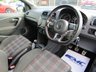 USED 2016 16 VOLKSWAGEN POLO 1.8 GTI 5d 189 BHP Finished in DEEP BLACK with contrasting retro cloth trim. This Polo is quick and great fun to drive. The Polo is one of the best selling and popular small cars around. It is very comfortable and practical, with a distinct upmarket feel to it. Features include 17" Alloys, DAB, 2 Keys, B/Tooth, Daytime Run Lights and much more. Dealer serviced at 10796 miles, 12951 miles, 20295 miles, (Thermostat and Water Pump at 20348miles), 22277 miles and at 25173 miles on 20/07/2021.
