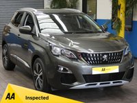 USED 2017 67 PEUGEOT 3008 1.2 PURETECH S/S ALLURE 5d 130 BHP SAT NAV PART LEATHER INTERIOR