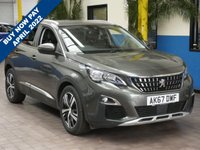 USED 2017 67 PEUGEOT 3008 1.2 PURETECH S/S ALLURE 5d 130 BHP SAT NAV PART LEATHER INTERIOR