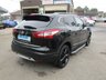 USED 2016 16 NISSAN QASHQAI 1.5 DCI BLACK EDITION 5d 108 BHP Finished in PEARL BLACK with contrasting EBONY BLACK LEATHER HEATED SEATS. The Qashqai is one of the best selling SUV's around at the moment. This Top of the range edition is comfy, easy to drive and has enough space for 5 adults. Features include, Side Steps, Black Alloys, Full heated leather, Sat Nav, Pan Roof, Electric Seats, Reverse Cameras, B/Tooth and much more. Dealer serviced 12657 miles, 20389 miles, 23798 miles and at 46149 miles on arrival. 12 Months MOT.