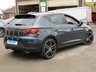 USED 2018 68 SEAT LEON 2.0 TSI CUPRA DSG 5d 286 BHP Finished in Alor Blue metallic with contrasting Trim. There&rsquo;s no mistaking the Leon Cupra from the outside, with its big alloy wheels and chunky body kit. Under the skin, the Leon Cupra is essentially a Golf GTI and it gets the same 2.0-litre engine, but with quite a bit more power. The Leon one of the most powerful cars in its class. Still Under Seat Warranty until 4/12/2021 with some great features. Dealer Serviced at 8258 miles, 11157 miles and on arrival at 18916 miles.