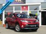 USED 2014 64 TOYOTA RAV4 2.2 D-4D INVINCIBLE 5d 150 BHP Finished in VERMILLION RED METALLIC with Heated Leather Black trim. This Rav4 is a roomy family car with a spacious and well laid out interior. It also has plenty of high spec and with its adjustable rear seats makes it very versitile. Features include DAB Radio, B/Tooth, Power rear Boot, Rear View Camera,18" Alloys, Front and rear parking sensors and much more. Dealer serviced at 5488 miles, 12732 miles, 20464 miles, 33374 miles, 44691 miles, 54170 miles and on arrival at 70553 miles.
