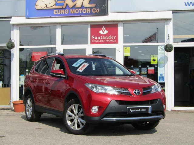 2014 64 Toyota Rav4 2.2 D-4D INVINCIBLE 5d 150 BHP