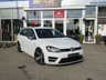 USED 2016 66 VOLKSWAGEN GOLF 2.0 R TSI DSG 5d 296 BHP Finished in PURE WHITE with contrasting cloth/ ALCANTARA sports seats. This dependable solid and classy estate car is one of the best mid sized family estate cars around. Then add the thumping upgraded 296 BHP 4 motion drive unit then you have an exhilarating fun and safe car to play with. Features on this car include, SAT NAV, LED Run Lights, DAB, B/Tooth, Cruise Control, Heated seats,and much more. VW Dealer serviced at 12338 miles, 26607 miles, 39262 miles, 68531 miles and on arrival at 74630