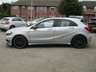 USED 2015 15 MERCEDES-BENZ A-CLASS 2.0 A45 AMG 4MATIC 5d 360 BHP This Great looking, 360BHP, Head Turner, A45 certainly looks smart and sporty, with its slim lights, smooth Aero Pack body panels. There's plenty of room in the front and the back which will suit the average family.  Over &pound;5000 Factory Fitted extras which include AMG Performance Exhaust, Red Brake Calipers, Night Pack, Pan Roof, Full heated leather Sports Seats, 19" Alloys, Sat Nav, B/Tooth and much more. Dealer serviced 8/2/2016 and at 12842 miles, 31062 miles and at 42902 miles.