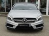 USED 2015 15 MERCEDES-BENZ A-CLASS 2.0 A45 AMG 4MATIC 5d 360 BHP This Great looking, 360BHP, Head Turner, A45 certainly looks smart and sporty, with its slim lights, smooth Aero Pack body panels. There's plenty of room in the front and the back which will suit the average family.  Over &pound;5000 Factory Fitted extras which include AMG Performance Exhaust, Red Brake Calipers, Night Pack, Pan Roof, Full heated leather Sports Seats, 19" Alloys, Sat Nav, B/Tooth and much more. Dealer serviced 8/2/2016 and at 12842 miles, 31062 miles and at 42902 miles.