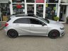 USED 2015 15 MERCEDES-BENZ A-CLASS 2.0 A45 AMG 4MATIC 5d 360 BHP This Great looking, 360BHP, Head Turner, A45 certainly looks smart and sporty, with its slim lights, smooth Aero Pack body panels. There's plenty of room in the front and the back which will suit the average family.  Over &pound;5000 Factory Fitted extras which include AMG Performance Exhaust, Red Brake Calipers, Night Pack, Pan Roof, Full heated leather Sports Seats, 19" Alloys, Sat Nav, B/Tooth and much more. Dealer serviced 8/2/2016 and at 12842 miles, 31062 miles and at 42902 miles.