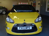 USED 2013 13 CITROEN DS3 1.6 DSTYLE 3d 120 BHP AUTOMATIC....LOW MILES