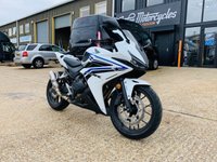 USED 2018 18 HONDA CBR500 R WITH VERY LIGHT COSMETIC DAMAGE