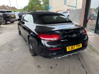 USED 2017 67 MERCEDES-BENZ C-CLASS 3.0 AMG C 43 4MATIC PREMIUM PLUS 2d 362 BHP BIG SPEC + COMMAND/SAT NAV + BLACK/ CRANBERRY RED LEATHER TRIM, HEATED AIR SCALF,  BLUETOOTH + FULL SERVICE HISTORY + PADDLE SHIFT STEERING WHEEL + HEATED MEMORY DRIVERS AND PASSENGER SEATS + ILLUMINATED SILL PLATES + 360 ALL ROUND CAMERAS WITH REVERSING CAMERA, ETC