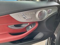 USED 2017 67 MERCEDES-BENZ C-CLASS 3.0 AMG C 43 4MATIC PREMIUM PLUS 2d 362 BHP BIG SPEC + COMMAND/SAT NAV + BLACK/ CRANBERRY RED LEATHER TRIM, HEATED AIR SCALF,  BLUETOOTH + FULL SERVICE HISTORY + PADDLE SHIFT STEERING WHEEL + HEATED MEMORY DRIVERS AND PASSENGER SEATS + ILLUMINATED SILL PLATES + 360 ALL ROUND CAMERAS WITH REVERSING CAMERA, ETC