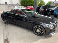 USED 2017 67 MERCEDES-BENZ C-CLASS 3.0 AMG C 43 4MATIC PREMIUM PLUS 2d 362 BHP BIG SPEC + COMMAND/SAT NAV + BLACK/ CRANBERRY RED LEATHER TRIM, HEATED AIR SCALF,  BLUETOOTH + FULL SERVICE HISTORY + PADDLE SHIFT STEERING WHEEL + HEATED MEMORY DRIVERS AND PASSENGER SEATS + ILLUMINATED SILL PLATES + 360 ALL ROUND CAMERAS WITH REVERSING CAMERA, ETC