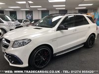 USED 2015 65 MERCEDES-BENZ GLE-CLASS RARE MERCEDES GLE63 S AMG 5.5 V8 BITURBO PREMIUM 4MATIC EURO 6  FREE UK DELIVERY*VIDEO AVAILABLE* FINANCE ARRANGED* PART EX*HPI CLEAR