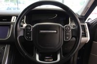 USED 2017 LAND ROVER RANGE ROVER SPORT 5.0 V8 SVR 5d 543 BHP FINISHED IN A STUNNING PREMIUM METALLIC BLUE, COMPLIMENTED WITH BLACK ELECTRIC ADJUSTABLE HEATED LEATHER SPORT SEATS WITH MEMORY PROGRAM + BEAUTIFUL, HUGE SPECIFICATION 4 WHEEL DRIVE + COMES WITH A FAULTLESS FULL SERVICE HISTORY + PANORAMIC GLASS SUNROOF + MERIDIAN AUDIO SYSTEM  + 22 INCH SPLIT SPOKE ALLOY WHEELS IN SATIN BLACK + SATELLITE NAVIGATION + FRONT AND REAR HEATED SEATS + REVERSING CAMERA + FRONT AND REAR PARKING SENSORS + BLUETOOTH INCLUDING MEDIA STREAMING + DIGITAL DASH DISPLAY