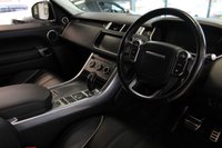 USED 2017 LAND ROVER RANGE ROVER SPORT 5.0 V8 SVR 5d 543 BHP FINISHED IN A STUNNING PREMIUM METALLIC BLUE, COMPLIMENTED WITH BLACK ELECTRIC ADJUSTABLE HEATED LEATHER SPORT SEATS WITH MEMORY PROGRAM + BEAUTIFUL, HUGE SPECIFICATION 4 WHEEL DRIVE + COMES WITH A FAULTLESS FULL SERVICE HISTORY + PANORAMIC GLASS SUNROOF + MERIDIAN AUDIO SYSTEM  + 22 INCH SPLIT SPOKE ALLOY WHEELS IN SATIN BLACK + SATELLITE NAVIGATION + FRONT AND REAR HEATED SEATS + REVERSING CAMERA + FRONT AND REAR PARKING SENSORS + BLUETOOTH INCLUDING MEDIA STREAMING + DIGITAL DASH DISPLAY