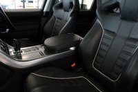 USED 2017 LAND ROVER RANGE ROVER SPORT 5.0 V8 SVR 5d 543 BHP FINISHED IN A STUNNING PREMIUM METALLIC BLUE, COMPLIMENTED WITH BLACK ELECTRIC ADJUSTABLE HEATED LEATHER SPORT SEATS WITH MEMORY PROGRAM + BEAUTIFUL, HUGE SPECIFICATION 4 WHEEL DRIVE + COMES WITH A FAULTLESS FULL SERVICE HISTORY + PANORAMIC GLASS SUNROOF + MERIDIAN AUDIO SYSTEM  + 22 INCH SPLIT SPOKE ALLOY WHEELS IN SATIN BLACK + SATELLITE NAVIGATION + FRONT AND REAR HEATED SEATS + REVERSING CAMERA + FRONT AND REAR PARKING SENSORS + BLUETOOTH INCLUDING MEDIA STREAMING + DIGITAL DASH DISPLAY