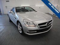 USED 2012 12 MERCEDES-BENZ SLK 2.1 SLK250 CDI BLUEEFFICIENCY 2d 204 BHP THE STUNNING MERCEDES SLK CONVERTIBLE  IN SILVER
