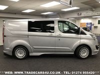USED 2018 68 FORD TRANSIT CUSTOM FORD TRANSIT CUSTOM LIMITED 310 MS-RT DOUBLE CAB IN VAN 6 SPD FREE UK DELIVERY*VIDEO AVAILABLE* FINANCE ARRANGED* PART EX*HPI CLEAR