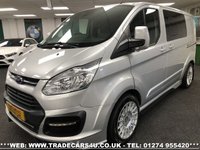 USED 2018 68 FORD TRANSIT CUSTOM FORD TRANSIT CUSTOM LIMITED 310 MS-RT DOUBLE CAB IN VAN 6 SPD FREE UK DELIVERY*VIDEO AVAILABLE* FINANCE ARRANGED* PART EX*HPI CLEAR