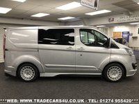 USED 2018 68 FORD TRANSIT CUSTOM FORD TRANSIT CUSTOM LIMITED 310 MS-RT DOUBLE CAB IN VAN 6 SPD FREE UK DELIVERY*VIDEO AVAILABLE* FINANCE ARRANGED* PART EX*HPI CLEAR