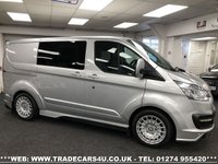 USED 2018 68 FORD TRANSIT CUSTOM FORD TRANSIT CUSTOM LIMITED 310 MS-RT DOUBLE CAB IN VAN 6 SPD FREE UK DELIVERY*VIDEO AVAILABLE* FINANCE ARRANGED* PART EX*HPI CLEAR