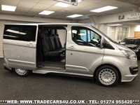 USED 2018 68 FORD TRANSIT CUSTOM FORD TRANSIT CUSTOM LIMITED 310 MS-RT DOUBLE CAB IN VAN 6 SPD FREE UK DELIVERY*VIDEO AVAILABLE* FINANCE ARRANGED* PART EX*HPI CLEAR