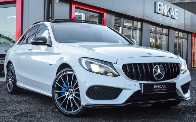 2017 17 Mercedes-Benz C Class 2.0 C 350 E AMG LINE PREMIUM PLUS 4d 275 BHP