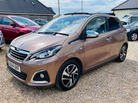 USED 2014 64 PEUGEOT 108 1.2 ALLURE TOP CONVERTIBLE Superb Electric Soft top Convertible 5 door