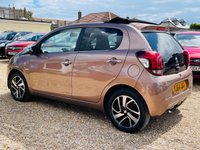 USED 2014 64 PEUGEOT 108 1.2 ALLURE TOP CONVERTIBLE Superb Electric Soft top Convertible 5 door