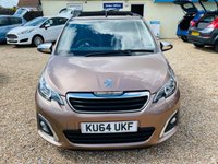 USED 2014 64 PEUGEOT 108 1.2 ALLURE TOP CONVERTIBLE Superb Electric Soft top Convertible 5 door