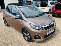USED 2014 64 PEUGEOT 108 1.2 ALLURE TOP CONVERTIBLE Superb Electric Soft top Convertible 5 door