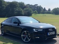 USED 2014 14 AUDI A5 3.0 SPORTBACK TDI BLACK EDITION S/S 5d 201 BHP BLACK EDITION