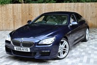 USED 2016 16 BMW 6 SERIES 3.0 640D M SPORT GRAN COUPE 4d 309 BHP TANZANITE BLUE, M SPORT+, 360'