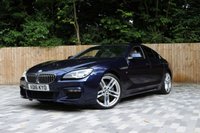 USED 2016 16 BMW 6 SERIES 3.0 640D M SPORT GRAN COUPE 4d 309 BHP TANZANITE BLUE, M SPORT+, 360'