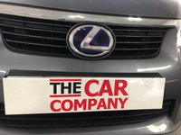 USED 2012 62 LEXUS CT 1.8 200H ADVANCE 5d 136 BHP * FREE ROAD TAX * NAVIGATION *  PRIVACY GLASS * CLIMATE CONTROL * LEATHER TRIM * 17 INCH ALLOY WHEELS *